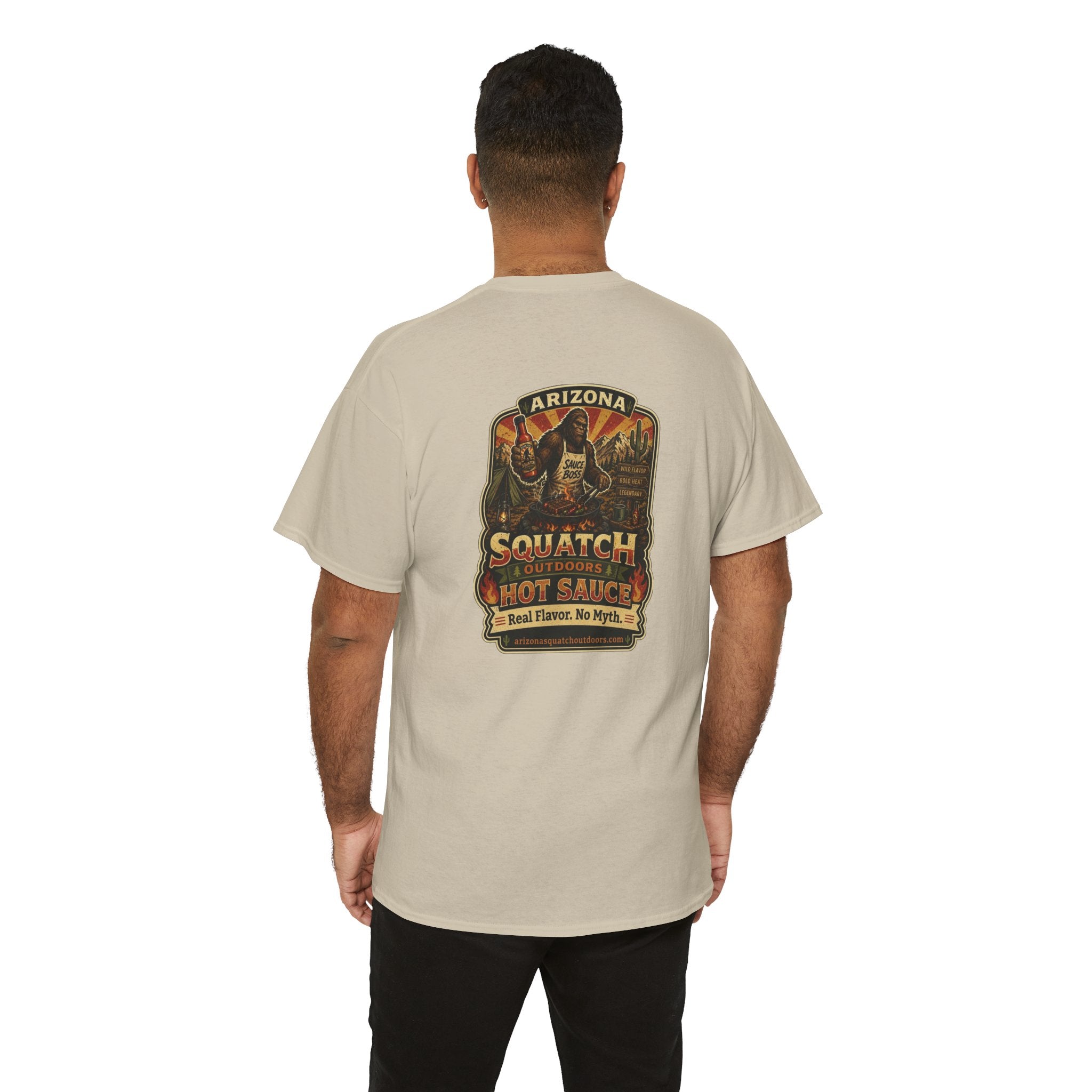 Arizona Squatch Hot Sauce graphic Tee - Squatch Sauce Boss Tee
