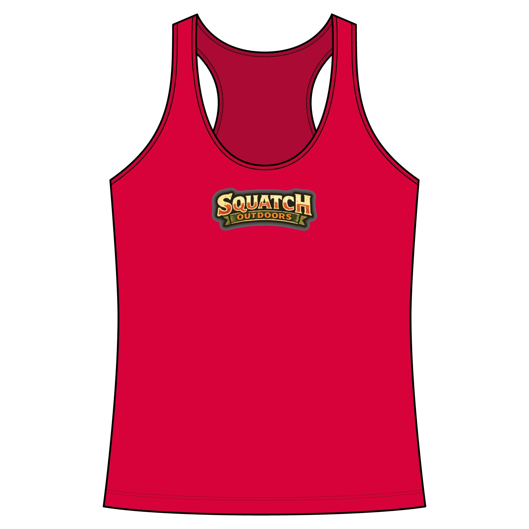 Arizona Squatch Outdoors Hot Sauce Women's Racerback Tank Top