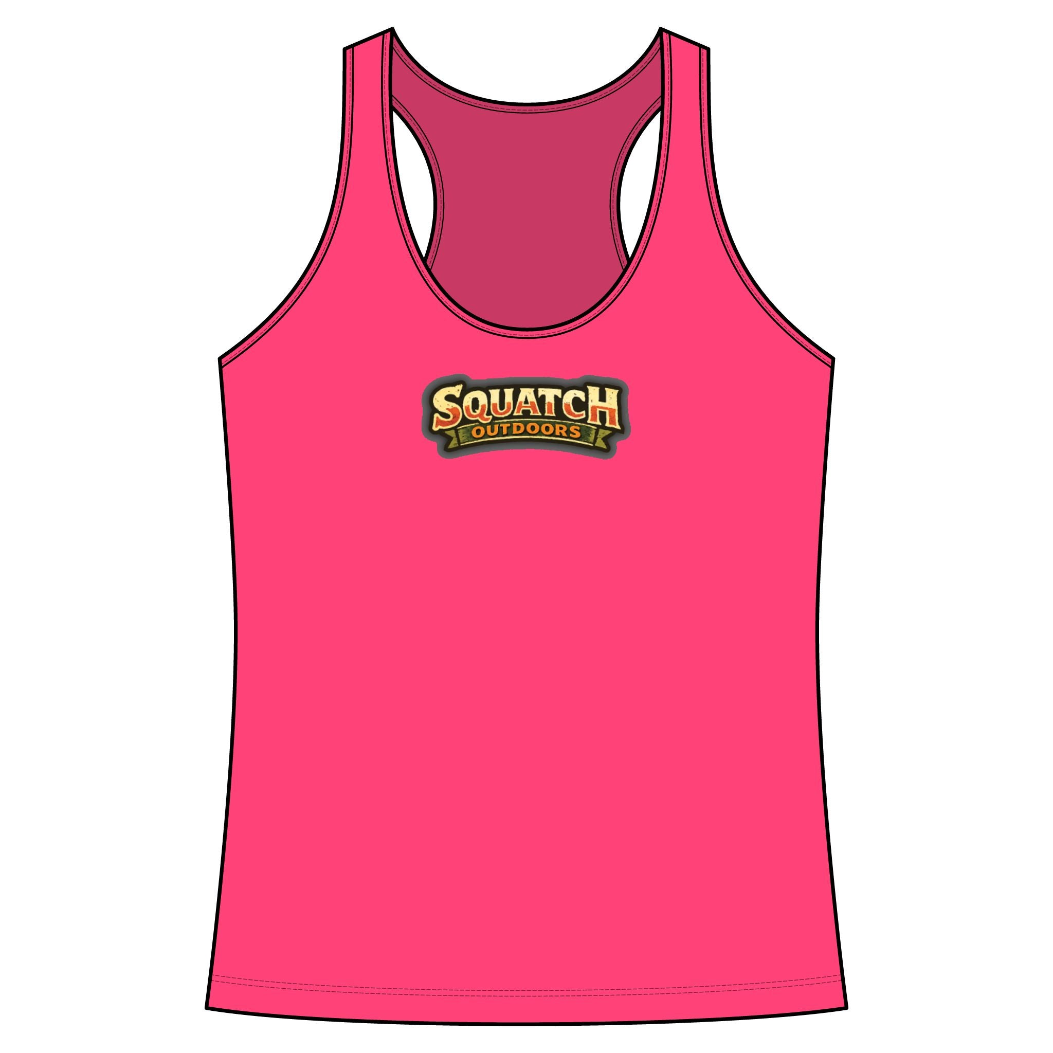 Arizona Squatch Outdoors Hot Sauce Women's Racerback Tank Top