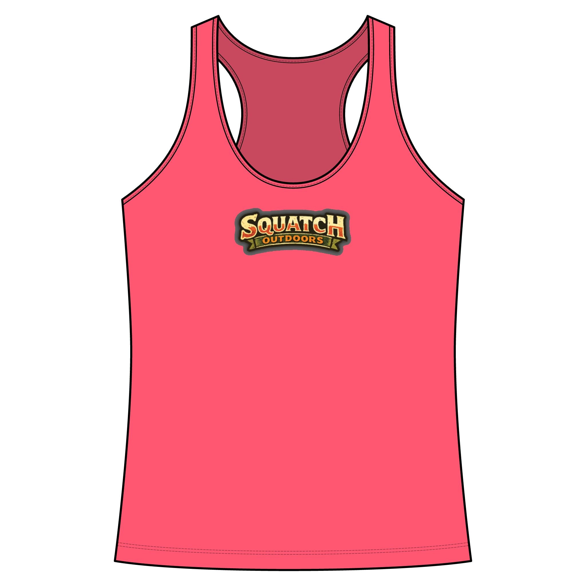 Arizona Squatch Outdoors Hot Sauce Women's Racerback Tank Top