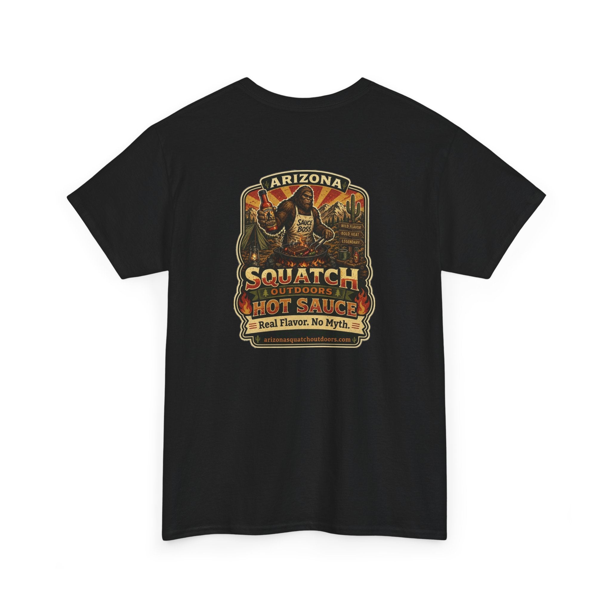 Arizona Squatch Hot Sauce graphic Tee - Squatch Sauce Boss Tee