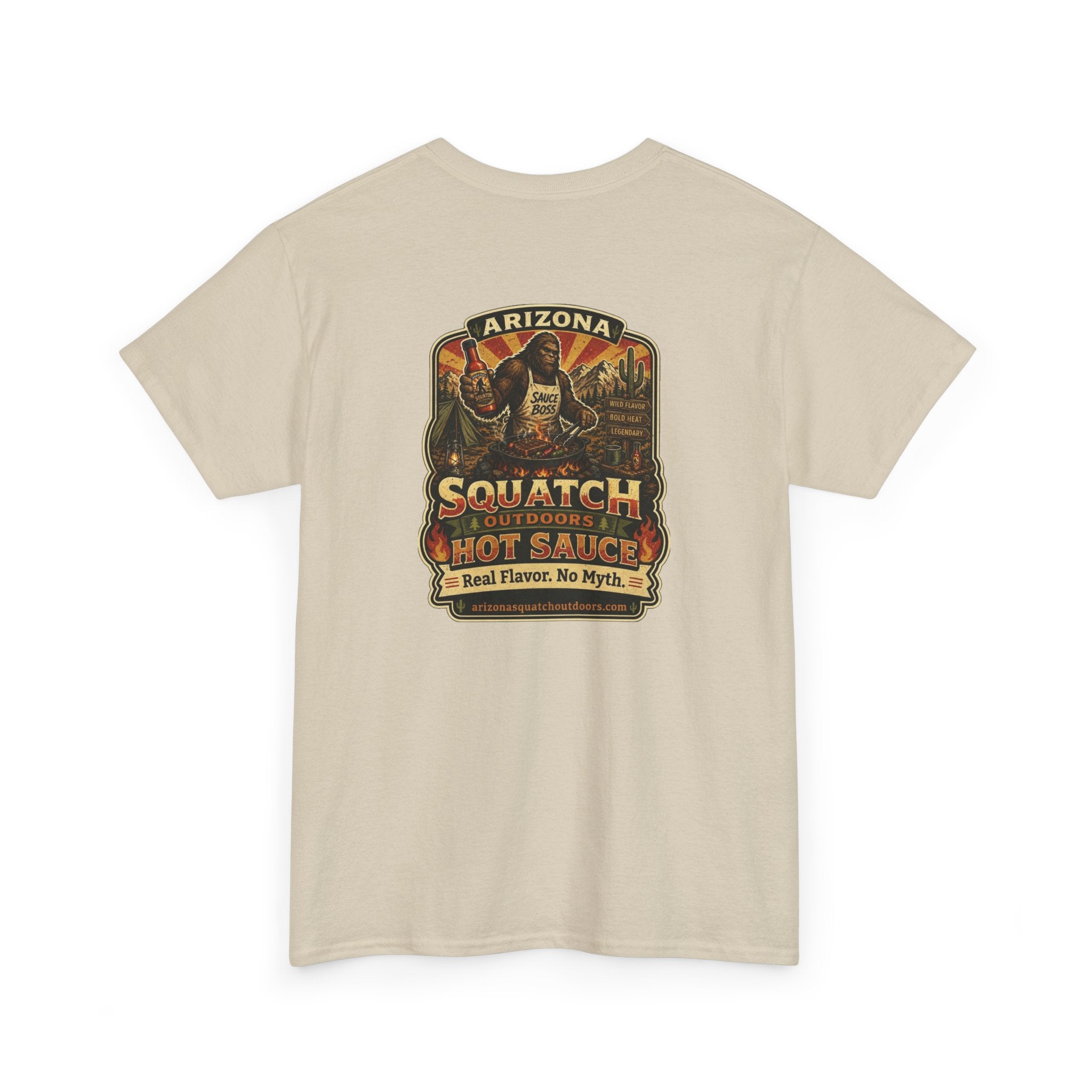 Arizona Squatch Hot Sauce graphic Tee - Squatch Sauce Boss Tee