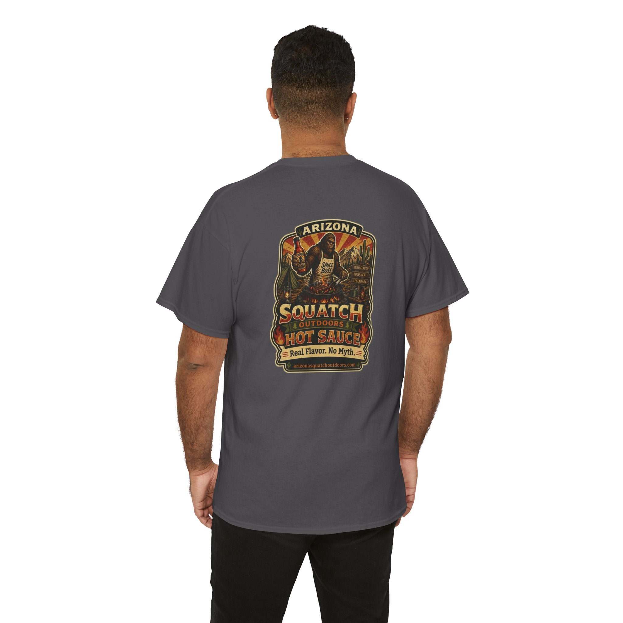 Arizona Squatch Hot Sauce graphic Tee - Squatch Sauce Boss Tee