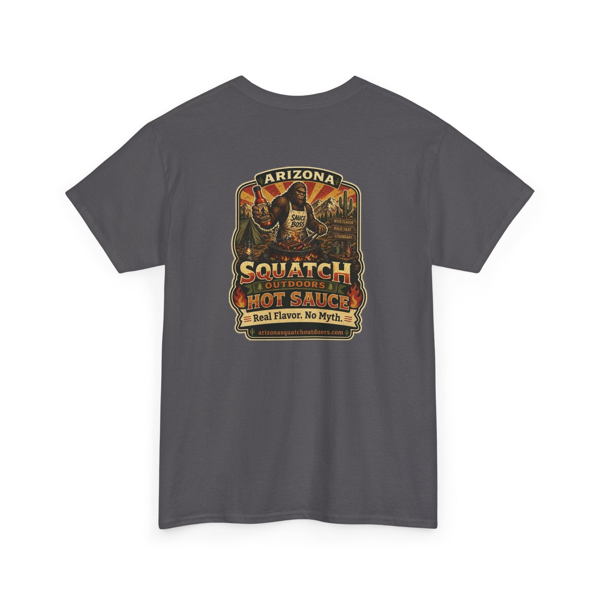 Arizona Squatch Hot Sauce graphic Tee - Squatch Sauce Boss Tee