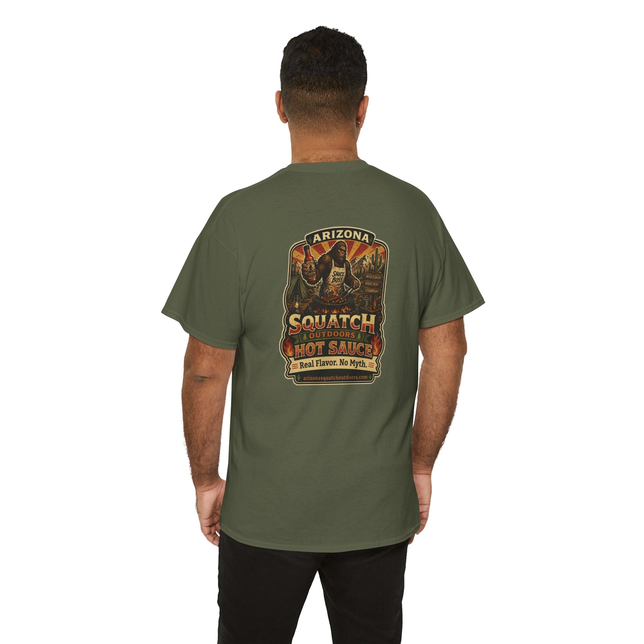 Arizona Squatch Hot Sauce graphic Tee - Squatch Sauce Boss Tee