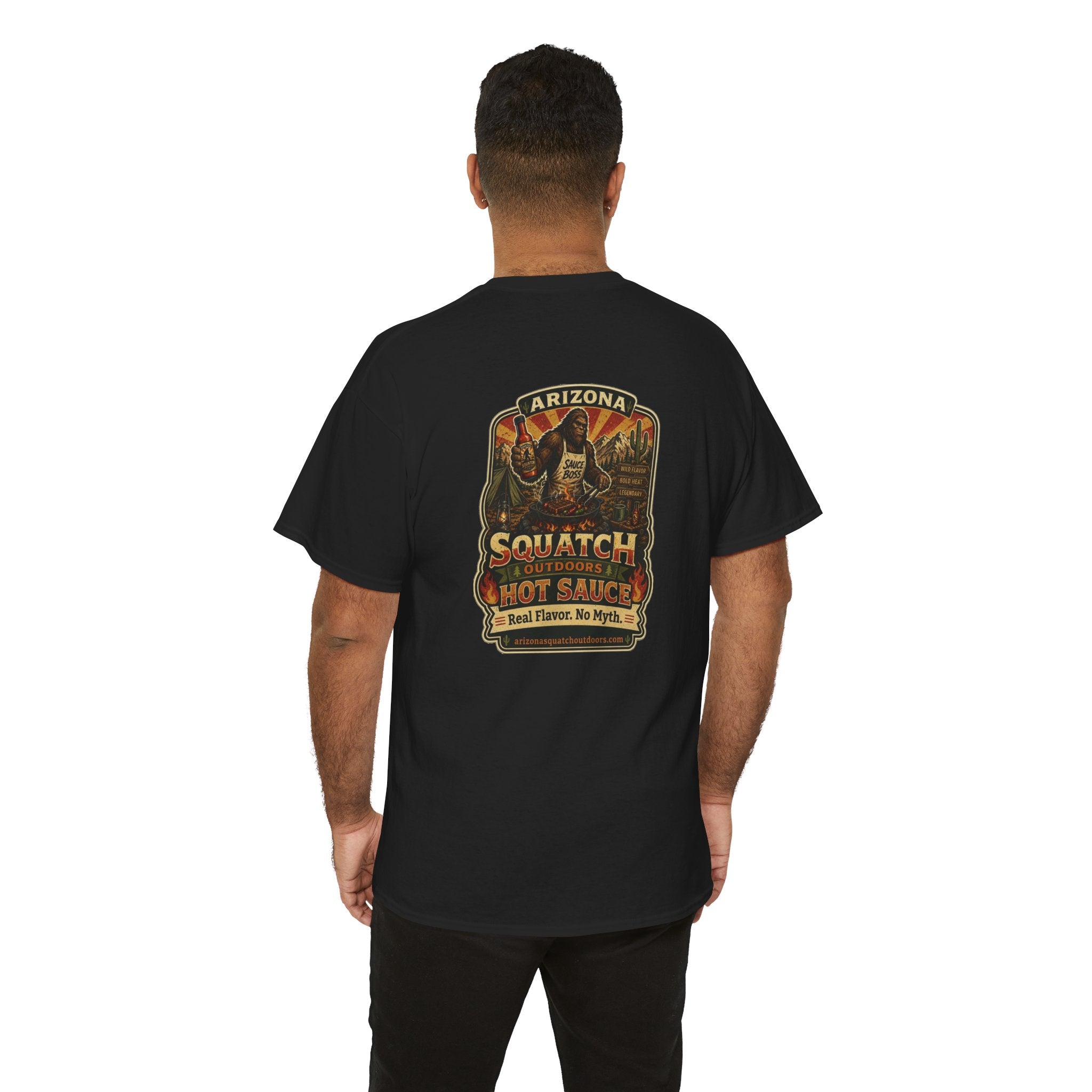 Arizona Squatch Hot Sauce graphic Tee - Squatch Sauce Boss Tee