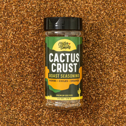 Chiles and Smoke Cactus Crust Seasoning bottle