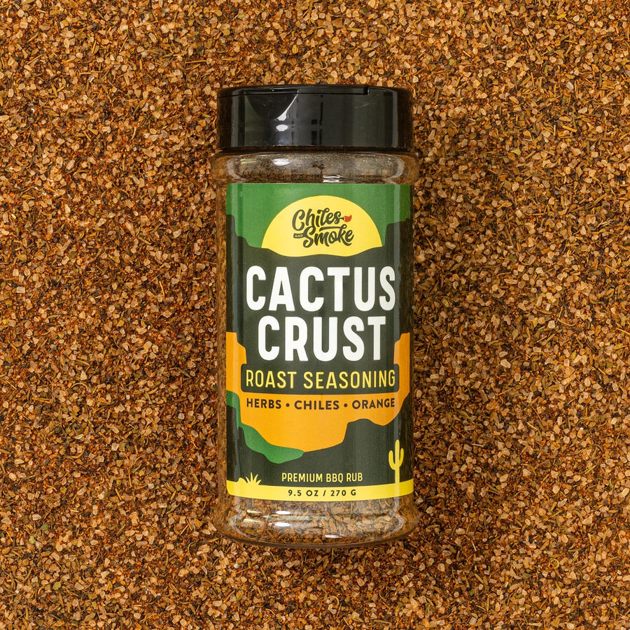 Chiles and Smoke Cactus Crust Seasoning bottle