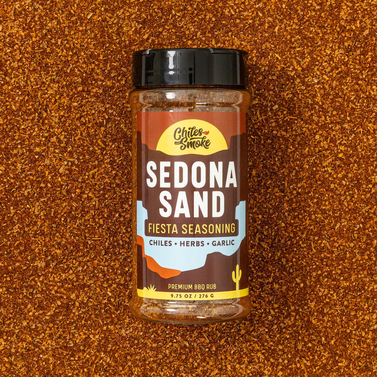 Chiles and Smoke Sedona Sand Fiesta Seasoning bottle
